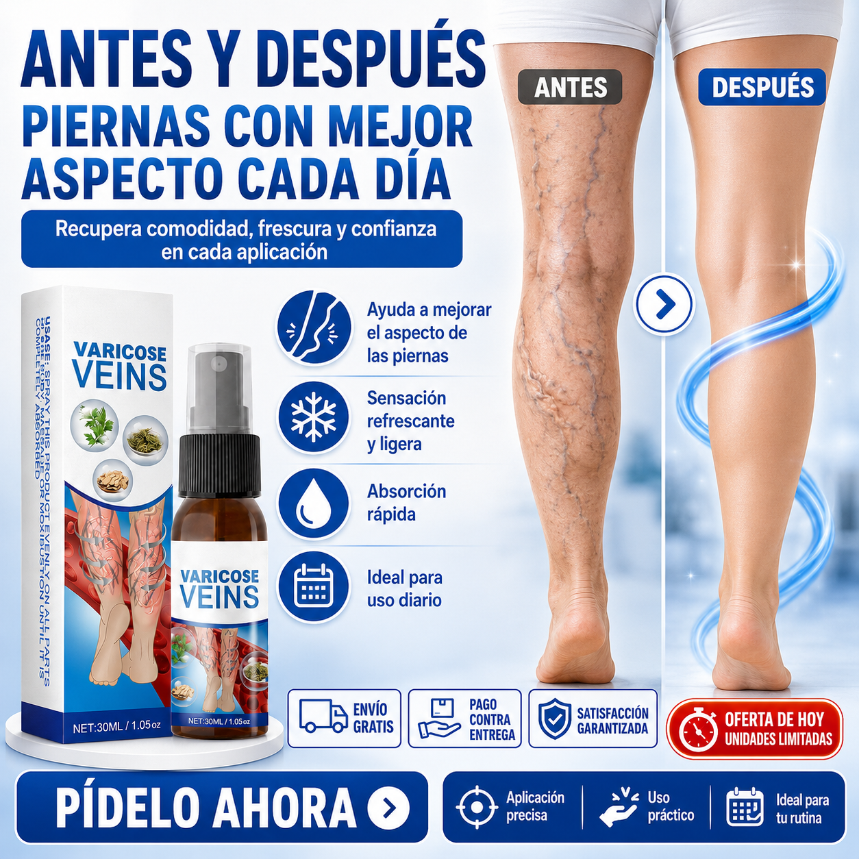 Spray para Varices