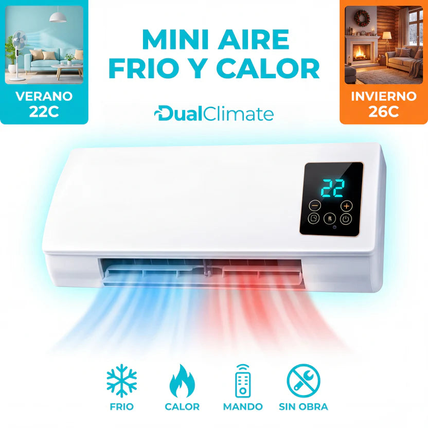 ❄️ MINI AIRE ACONDICIONADO PORTÁTIL 2 EN 1