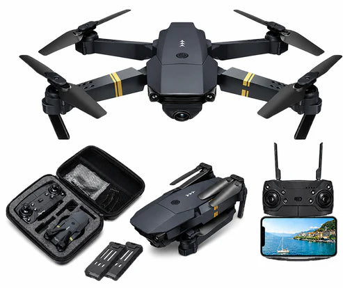 Dron con doble cámara 4K + Maletín Gratis